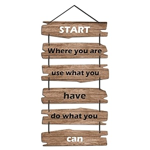 EXPLEASIA Decorative Wall Hanging Wooden Art Decoration