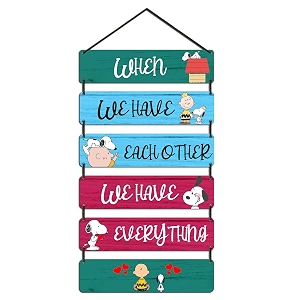 EXPLEASIA Decorative Wall Hanging Wooden Art Decoration