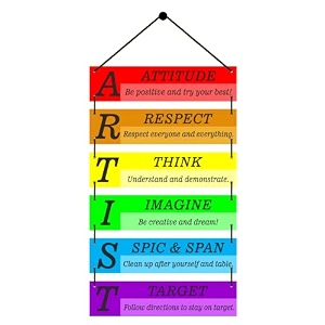 EXPLEASIA Decorative Wall Hanging Wooden Art Decoration