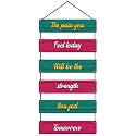 EXPLEASIA Decorative Wall Hanging Wooden Art Decoration