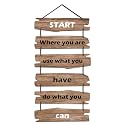 EXPLEASIA Decorative Wall Hanging Wooden Art Decoration