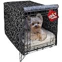 Explore Land Pattern Dog Crate Cover, 18 Inches (Brief Polygonal)