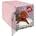 Explore Land Pattern Dog Crate Cover, 42 Inches (Princess Pink)