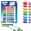 EXPO Low Odor Dry Erase Markers, Chisel Tip, Assorted Colors, 8 Count