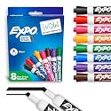 Expo Low Odor Chisel Tip Dry Erase Markers, 8 Colored Markers (80078)