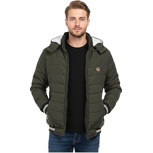 Export Quality Reversible Puffer Jacket in GLD