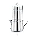 Expresso Stainless Steel South Indian Filter Coffee Maker, Tea Pot/Coffee Kettle (200 Ml)