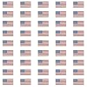 Exquisite American Flag Lapel Pin 10 PACK -The Stars and Stripes Flag Pins, Solid Metal US Flag Lapel Pin for Memorial Day, Flag Day, Independence Day, Veterans Day