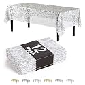 Exquisite White Lace Tablecloth Rectangular 54"x108" - 12 Pack