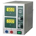 Extech 382200 30V 1A Digital DC Power Supply, Dual LCD, CV/CC