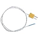 Extech TP870 Bead Wire Type-K Temperature Probe - Standard Mini Connector Thermocouple Sensor for Multimeters and Thermometers, -40 to 482°F Range, Flexible Cable for HVAC and Lab Use
