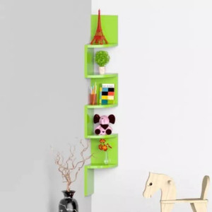 extend crafts engineered wood open book shelf