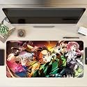 Extended Anime Large Mouse Pad (11 x 23 Inch) | Gaming Mousepad for Laptop, Desktop &amp; Keyboard | Smooth Surface | Anti-Slip Rubber Base (Demon - P70)
