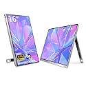 VEOUT 1634 Portable Monitor with Built-in Stand