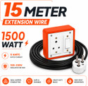 Extocord Heavy Duty Extension Board One Socket