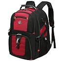 SHRRADOO Extra Large 50L Travel Laptop Backpack with USB Charging Port Fit 17 Inch Laptops for Men Women