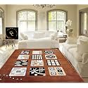 Extra Large Area Rug 8x11 Feet 240x330cm
