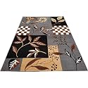 Extra Large Floral Multi-Color Area Rug 8x11 Feet (240x330 cm) - Anti-Slip Backing Carpet for Large Living Room Hall Home Decor
