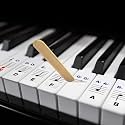 Extra Large Piano Removable Sticker Labels for Large Key Keyboards and Piano!