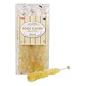 Extra Large Rock Candy Sticks: 12 Gold Crystal Rock Candy Sticks - Original Flavor - Individually Wrapped for Party Favors, Candy Buffet, Bridal and Baby Showers, Wedding Receptions and Anniversaries