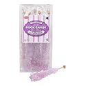 Extra Large Rock Candy Sticks: 12 Lavender Rock Candy Sticks - Tutti-Frutti - Individually Wrapped for Party Favors, Candy Buffet, Showers, Receptions, Old Fashioned Espeez Bulk Candy on a Stick