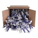 Extra Large Rock Candy Sticks: 144 Blueberry Lollipop - Navy Blue Rock Candy Sticks - Individually Wrapped - Espeez Rock Candy Sticks for Candy Buffet, Birthdays, Weddings, Receptions and Baby Shower