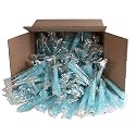 Extra Large Rock Candy Sticks: 144 Light Blue Cotton Candy Lollipop - Individually Wrapped - Espeez Rock Candy Sticks for Candy Buffet, Birthdays, Weddings, Receptions and Baby Shower
