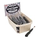 Extra Large Rock Candy Sticks: 24 Black Rock Candy Sticks - Black Cherry - Individually Wrapped for Party Favors, Candy Buffet, Showers, Receptions, Old Fashioned Espeez Bulk Candy on a Stick