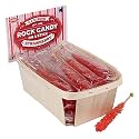 Extra Large Rock Candy Sticks: 24 Strawberry Lollipop - Red Rock Candy Sticks - Individually Wrapped - Espeez Rock Candy Sticks for Candy Buffet, Birthdays, Weddings, Receptions and Baby Shower