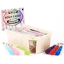 Extra Large Rock Candy Sticks: 24 Assorted Lollipop - Party Favors - Candy Buffet - Bulk Rock Candy Sticks for Birthdays, Weddings, Reception Candy, Decorationsand Baby Shower - Espeez Bulk Candy