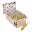 Extra Large Rock Candy Sticks: 24 Original Lollipops - Gold Rock Candy Sticks - Individually Wrapped - Espeez Rock Candy Sticks for Candy Buffet, Birthdays, Weddings, Anniversariesand Baby Shower