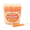 Extra Large Rock Candy Sticks: 36 Orange - Individually Wrapped - Crystal Rock Candy Sticks for Candy Buffet, Party Favors, Birthdays, Weddings, Receptions, Bridal and Baby Showers