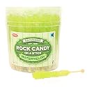 Extra Large Rock Candy Sticks: 48 Watermelon Lollipop - Light Green Rock Candy Sticks - Individually Wrapped - For Candy Buffet, Birthdays, Weddings, Receptions and Baby Shower - Espeez Bulk Candy