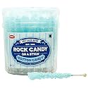 Extra Large Rock Candy Sticks: 48 Light Blue Cotton Candy Lollipop - Individually Wrapped - Espeez Rock Candy Sticks for Candy Buffet, Birthdays, Weddings, Receptions, Bridal and Baby Showers
