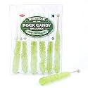 Extra Large Rock Candy Sticks: 6 Light Green Rock Candy Sticks - Watermelon - Individually Wrapped for Party Favors, Candy Buffet, Showers, Receptions, Old Fashioned Espeez Bulk Candy on a Stick