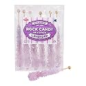 Extra Large Rock Candy Sticks: 6 Tutti-Frutti Lollipop - Lavender Rock Candy Sticks - Individually Wrapped - Espeez Rock Candy Sticks for Candy Buffet, Birthdays, Weddings, Receptions and Baby Shower
