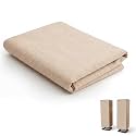 Extra Large Speaker Grill Cloth 60" x 120", Dustproof Vintage Linen Like Speaker Fabric for Home Theater Audio, Stereo Cabinet KTV Box, DIY Replacement & Restoration(Beige)