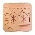 Extra Large UltraPad 3-Layer Suture Pad (8x8) w/ 28 Precut Wounds - Handmade in the USA with Silicone Rubber