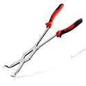 Extra Long Nose Hose Grip Pliers 13" Spark Plug Pliers Long Reach XL Pivot Ring Nose Plier Hose Removal Plier with Serrated Jaw Spark Plug Boot Puller for Hard to Reach Narrow Spaces,Large