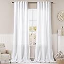 Extra Long White Curtain 108 inches Long