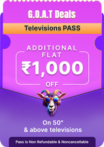 extra rs1000- off on 50  above televisions from 11th july 2025 till 071725