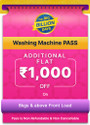 Extra Rs 1000 Off on Front Load Washing Machines above 8 Kgs for the First 5 Days of Big Billion Days Sale