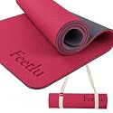 Extra Thick 10mm Yoga Mat, 72" x 24", Non-Slip with Carry Strap