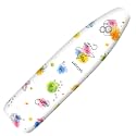 Extra Thick Ironing Board Cover and Pad, 15x54 Ironing Board Cover, Resist Scorching and Staining,Elastic Edges,Art of Life Iron Sew Laundry Watercolor