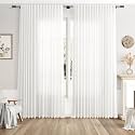 Extra Wide 100 Inch Linen Curtains for
