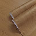 Extra Wide Brown Wood Contact Paper Peel and Stick Wallpaper for bedroom