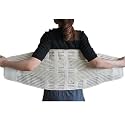 Extra-Wide Lumbar Support Belt for Men &amp; Women - 32cm Decompression Brace for Herniated Disc &amp; Sciatica (X-Large, Gray)