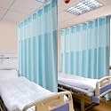 Extra Wide Medical Room Divider Curtains with Grommets 15x8ft Flame Retardant Hospital Curtain for SPA Lab Clinic (1 Panel, Blue)