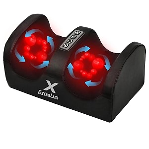 3d shiatsu foot and calf massager with heat electric leg massager machine 3 intensity levels heat therapy for pain relief black