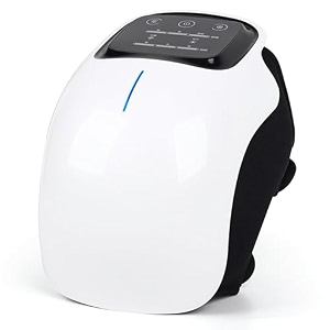 knee massager with heat amp vibration for pain relief  adjustable compression wrap with lcd display  electric joint therapy for arthritis injury recovery amp muscle relaxation